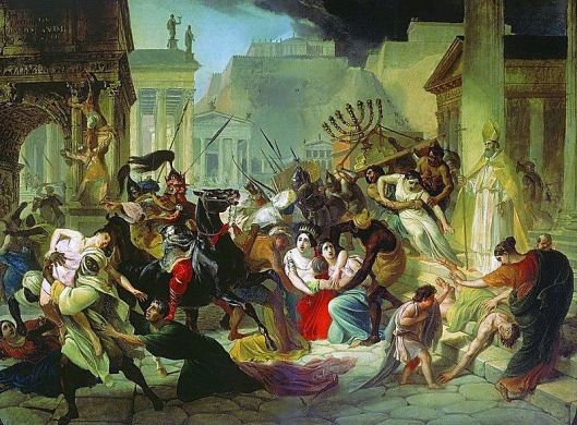 Ο Genseric λεηλατεί την Ρώμη 455 μ.Χ