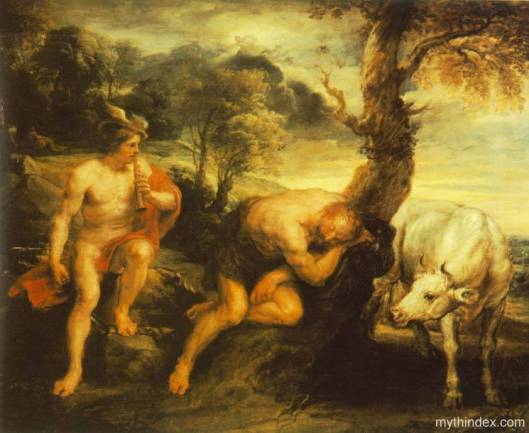 Ερμής και Άργος πίνακας του  Ρούμπενς (1577-1640)