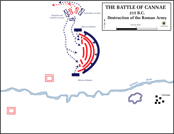 Μάχη Καννών - Ρωμαϊκή συντριβή