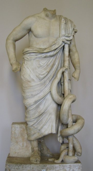 Άγαλμα Ασκληπιού_μουσείο Περγάμου_Βερολίνο_πηγή wikimedia commons