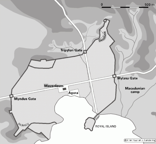 Χάρτης πολιορκίας Αλικαρνασσού