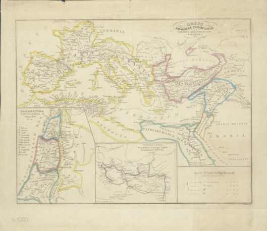 Χάρτης Orbis Romanus Christianus_1850-1870_πηγή University of North Texas Libraries